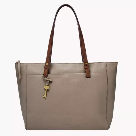 Fossil Handbags - Fossil Leather Rachel Tote in Graystone